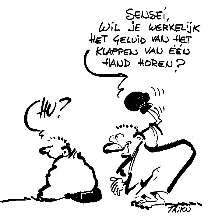 het klappen van één hand